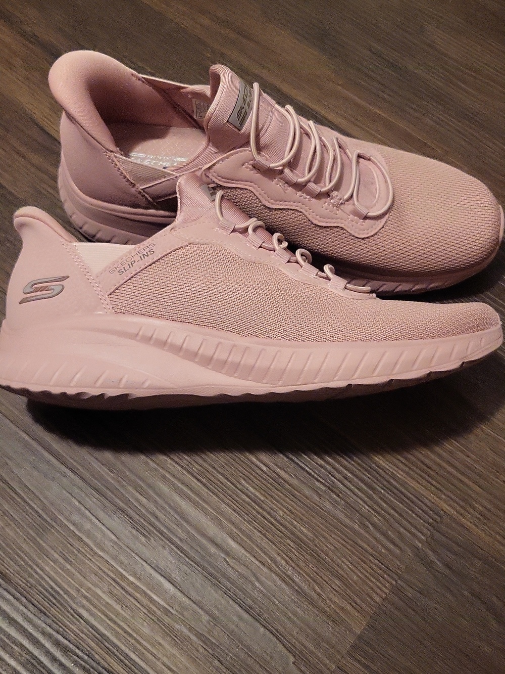 Skechers Women's Dusty Pink Slip‑On Athletic Sneakers